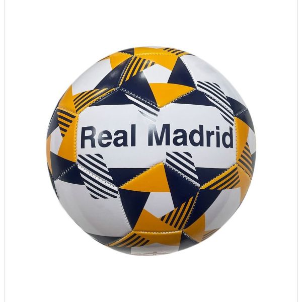 (Mis 5) Pallone REAL MADRID (Bianco-Blu-Giallo)…x50
